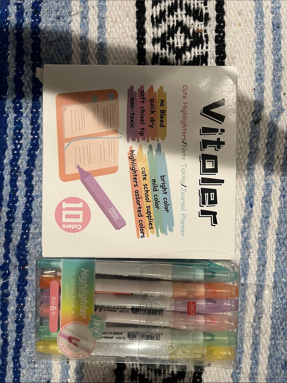 Aesthetic Pastel Highlighters